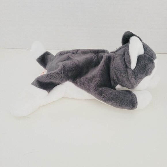 Ty Beanie Baby NANOOK The Husky Dog 4th Gen 1996 8" PRISTINE TRUSTED SELLER NWT - Picture 6 of 12